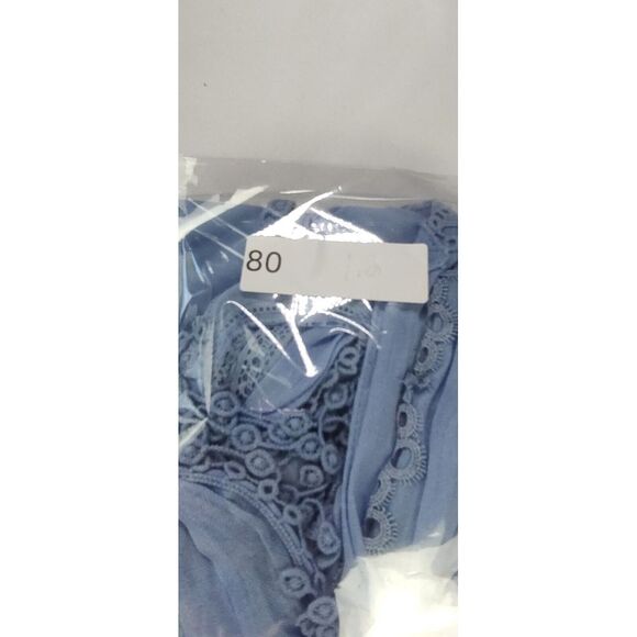 Chico's Lovely Lace Mix Duster Jacket Size 2 Large With Scarf - Picture 9 of 9